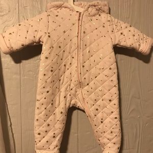 Little Me Bunting Snowsuit girls